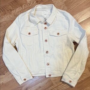 White/cream denim jacket